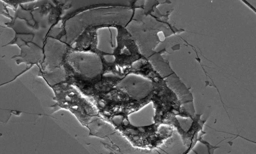 Microhabitats on Mars: the case of a biomorphic ovoid structure in Nakhla Martian meteorite